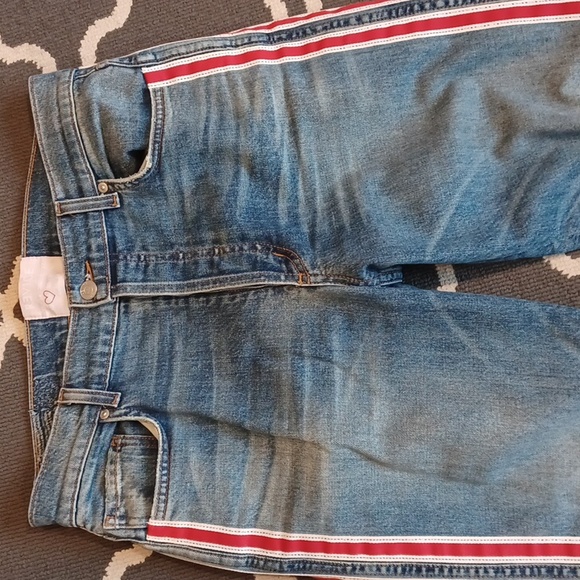 REVICE Ruby Tuesday Jeans With Red Stripe Women's 28 - Picture 4 of 15